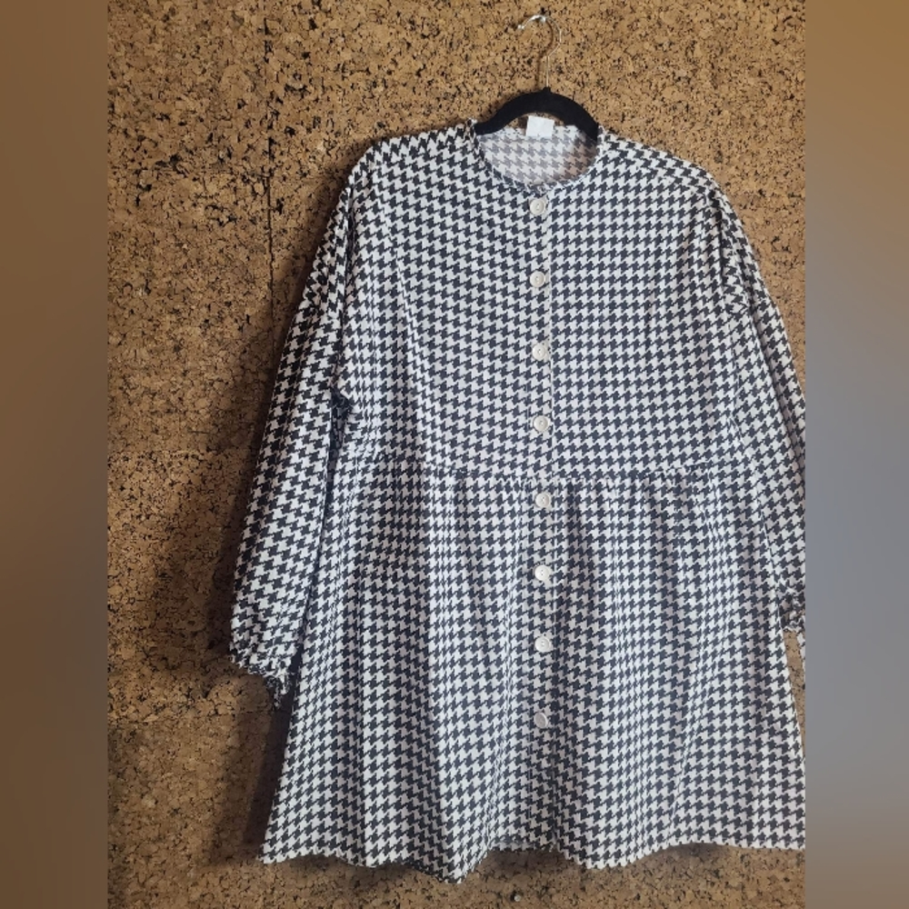 Crew neck tunic